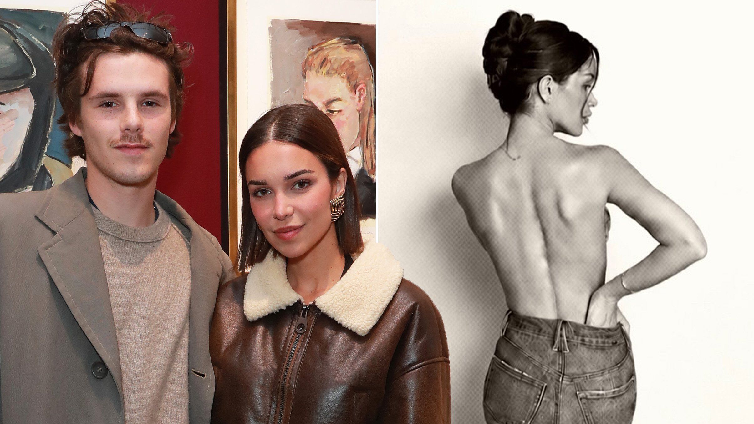 Cruz Beckham's girlfriend poses topless for poignant message to fans