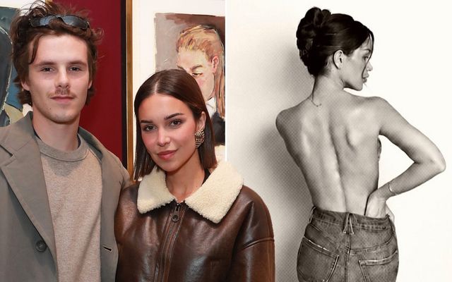Cruz Beckham's girlfriend poses topless for poignant message to fans
