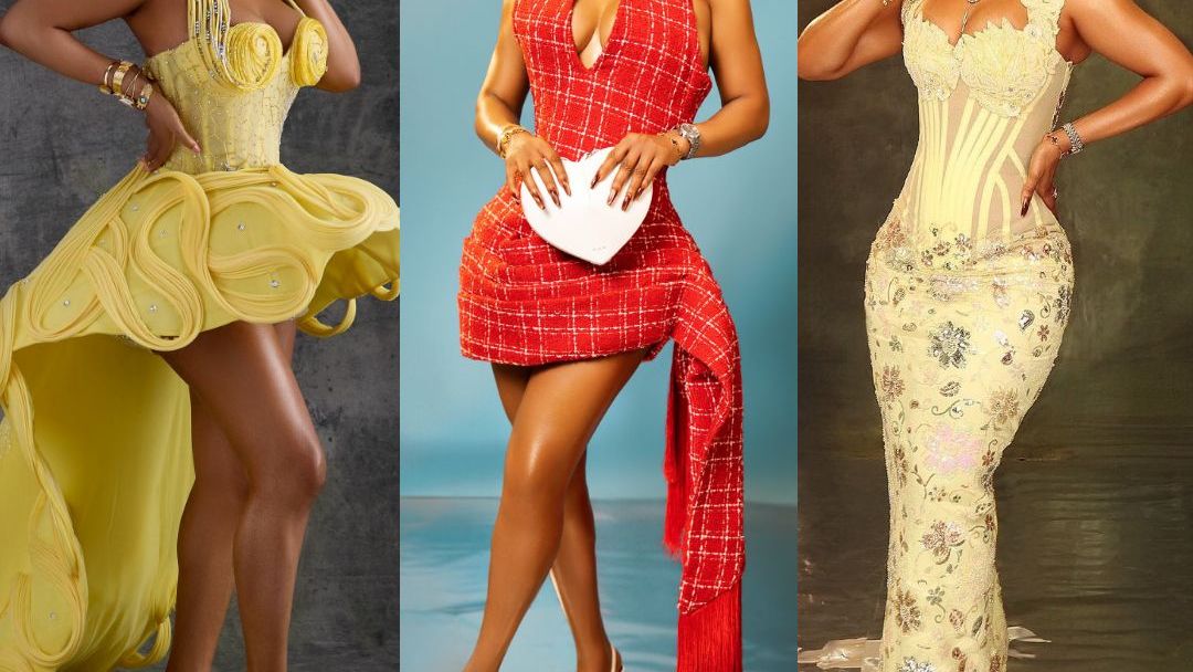 Owambe Mood Board Alert! Toke Makinwa's Red and Yellow Looks Deserve a Spot on Your Pinterest Board — News news on dripviewz