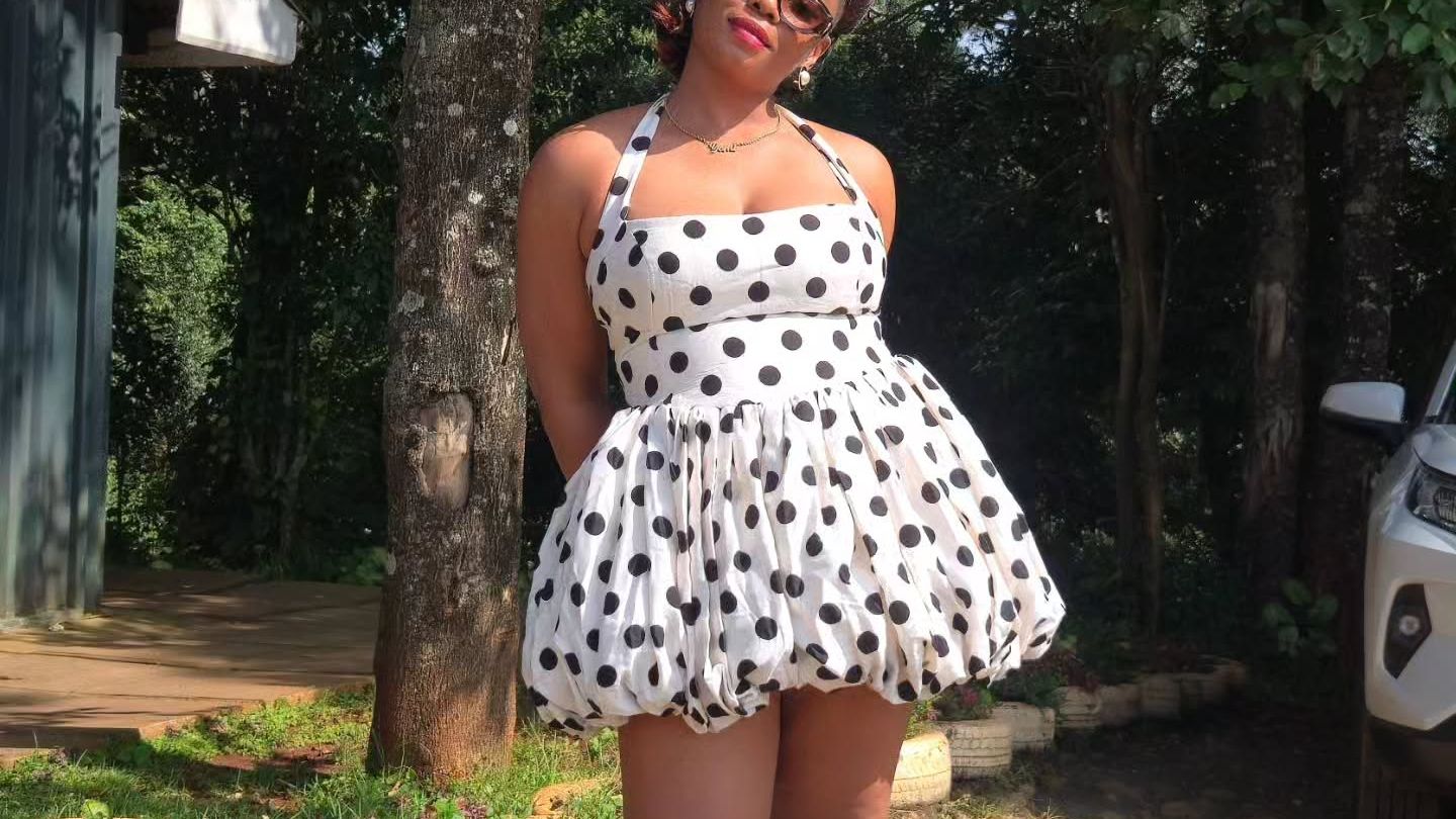 Yemi Alade Shows How to Style a Polka Dot Mini Dress & Trainers for Daytime — News news on dripviewz