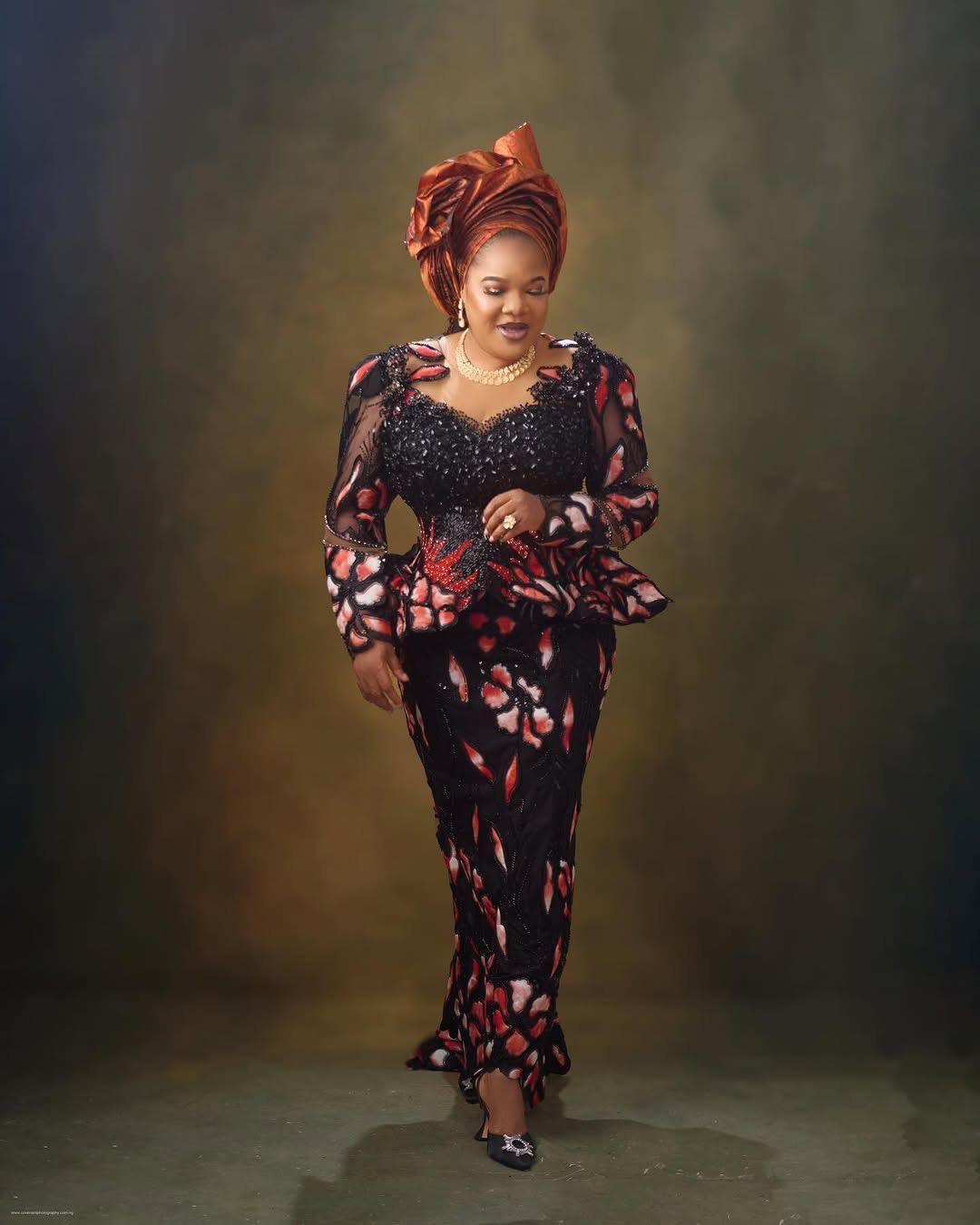Toyin Abraham Just Gave Us a Black Lace Owambe Look We're Saving Immediately — News story on dripviewz