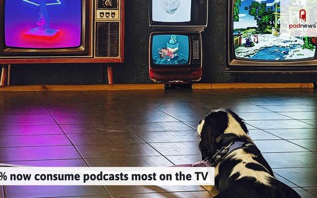 13% now consume podcasts most on the TV — News story on dripviewz