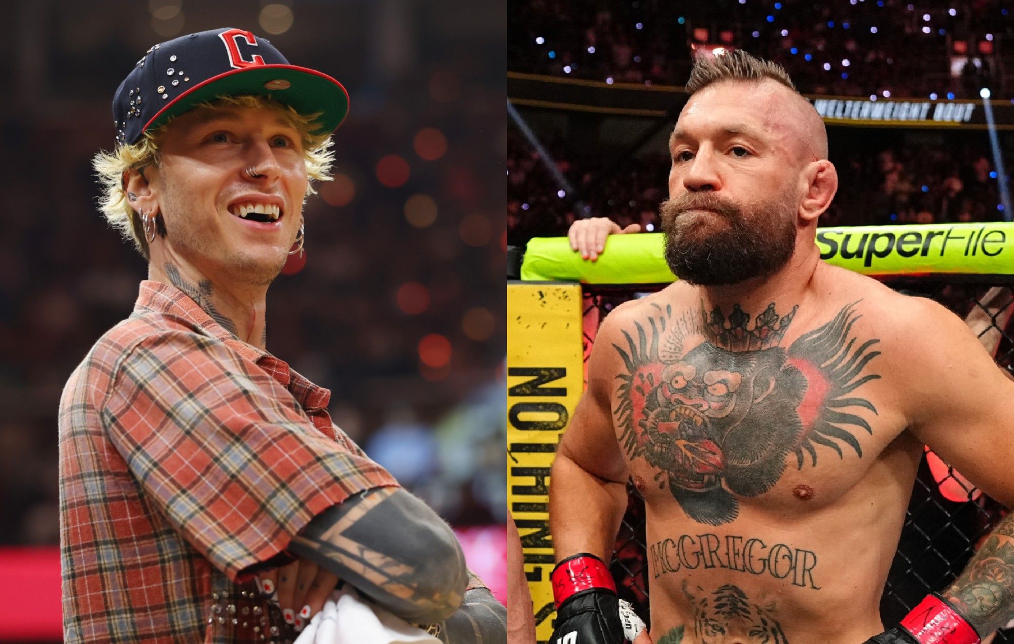 Machine Gun Kelly revels in Conor McGregor's 69-second UFC loss years after their VMA bust-up