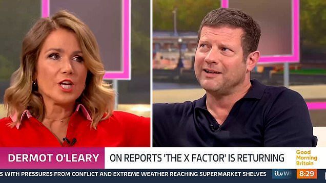 Dermot O'Leary visibly uncomfortable after Susanna Reid asks 'brutal' question