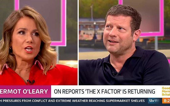 Dermot O'Leary visibly uncomfortable after Susanna Reid asks 'brutal' question