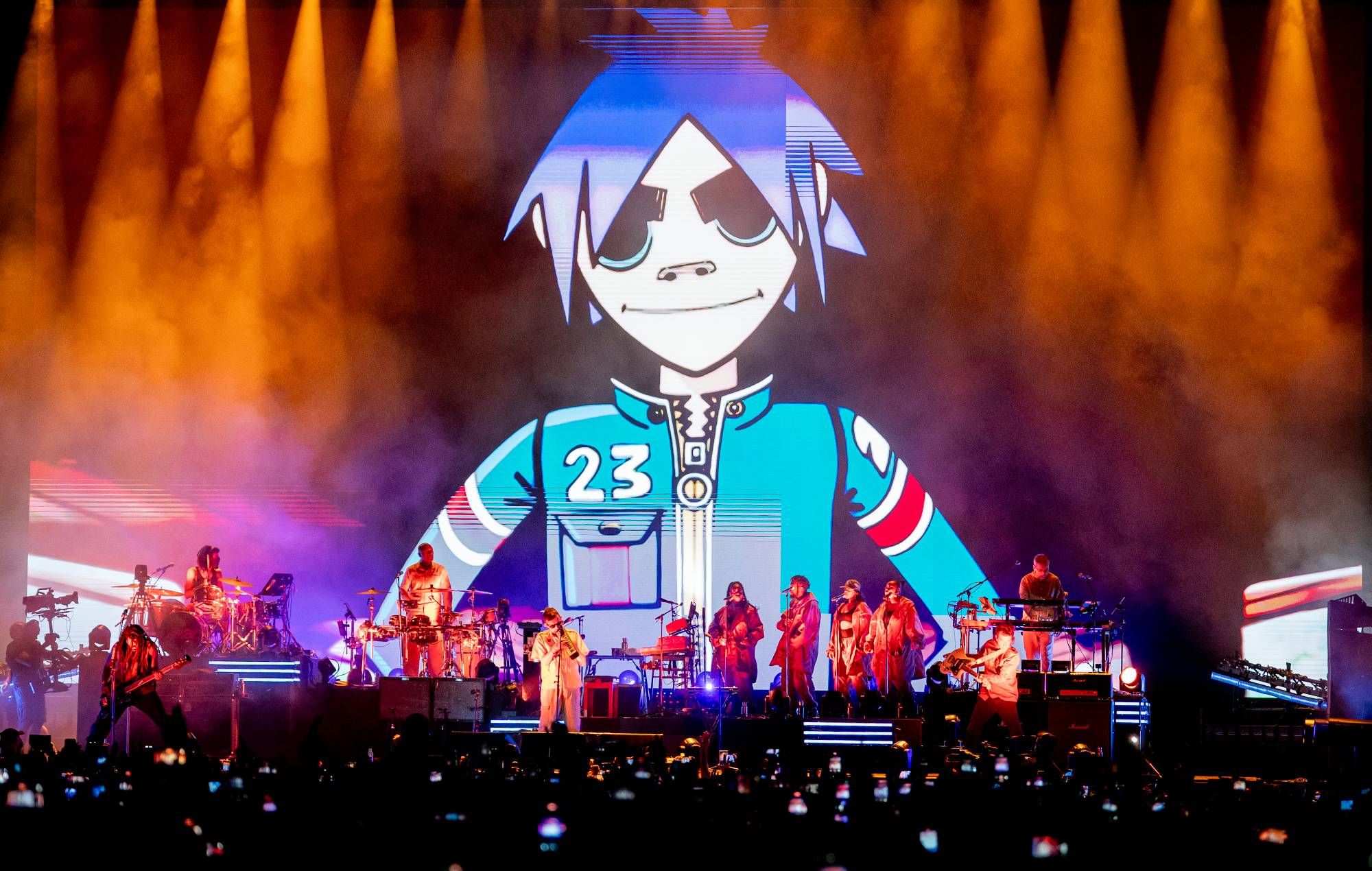 Gorillaz introduced at Primavera Sound by Palestinian activist Aarab Barghouti — News story on dripviewz