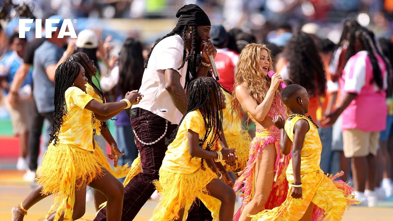 Watch Burna Boy, Shakira & the Ghetto Kids Perform 'Dai Dai' at the FIFA World Cup Final Halftime Show