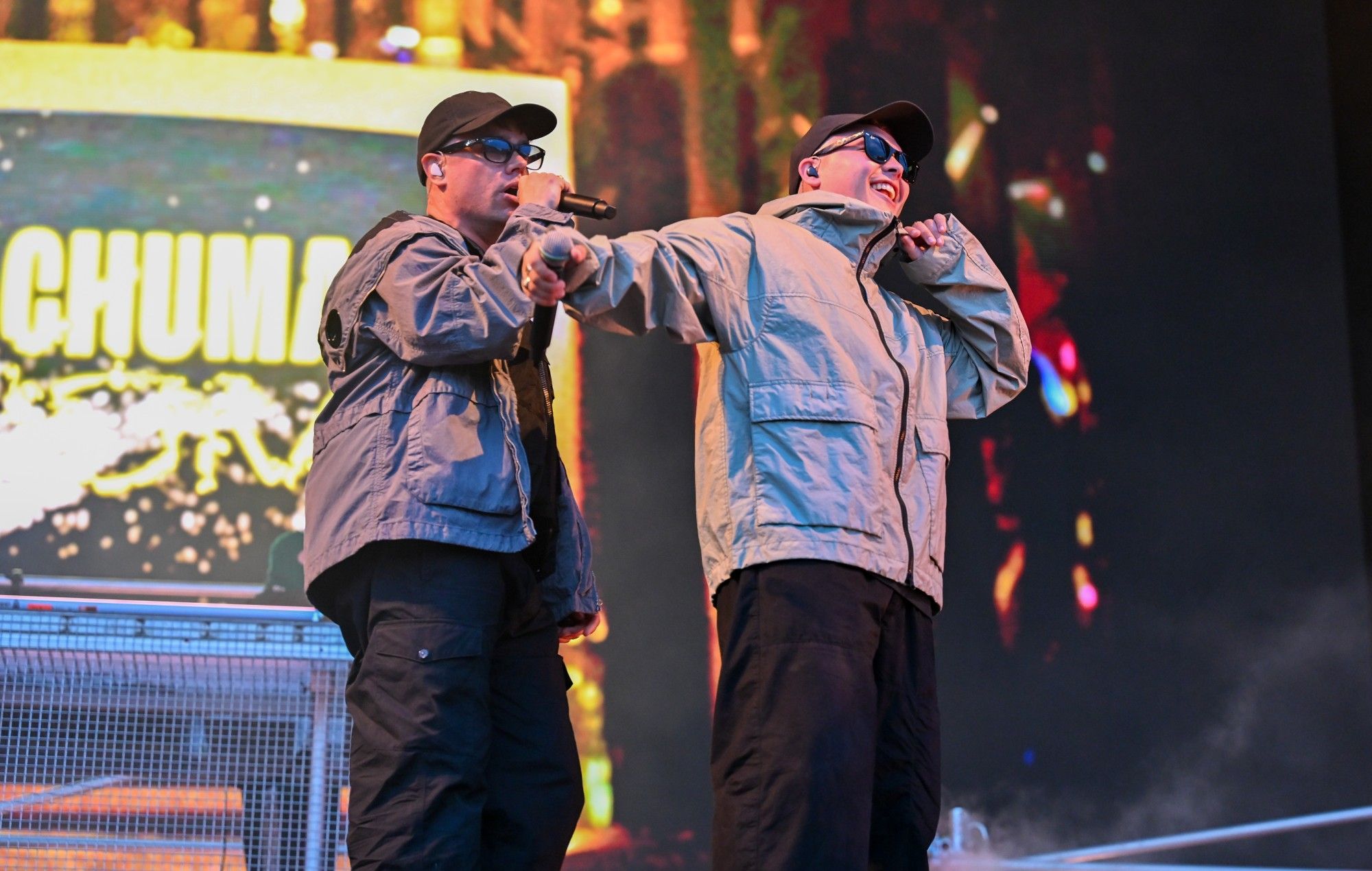 Watch Kae Tempest join Kneecap for 'Irish Goodbye' at Crystal Palace Park