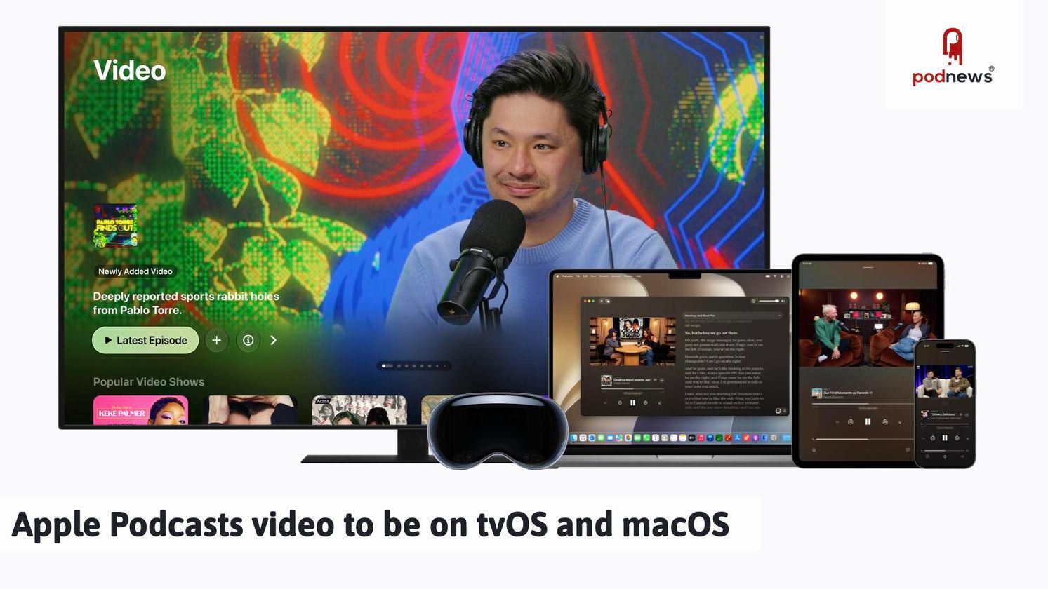 Apple Podcasts video to be on tvOS and macOS — News news on dripviewz