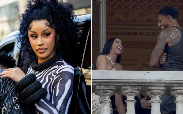 Cardi B looks smitten with 'football's hottest goalkeeper' at Paris Fashion Week — Music story on dripviewz