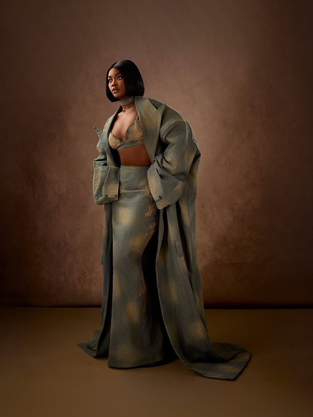 Dede Ashiogwu Turned Up to the BBNaija Season 10 Reunion in Denim Like You've Never Seen Before
