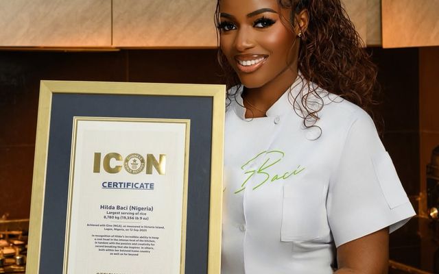 Hilda Baci Named Official Guinness World Records Icon: The First Nigerian to Receive the Honour