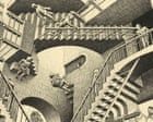 MC Escher review, hallucinatory insights from the master of the mind-bending staircase — News story on dripviewz
