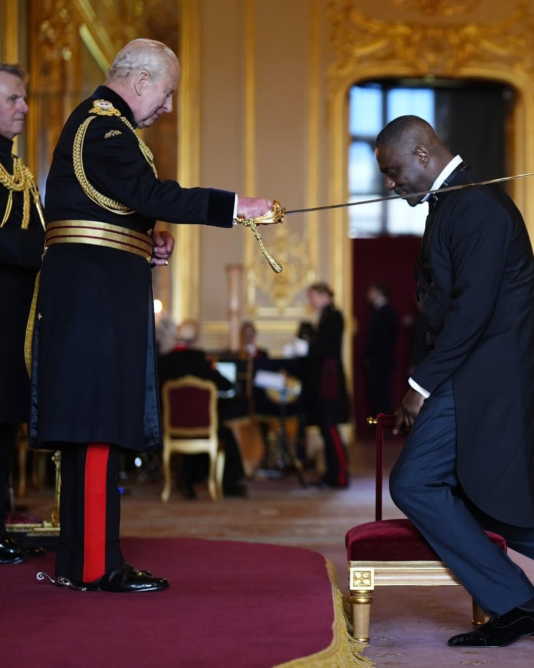 Sir Idris Elba! British Actor and Activist Knighted by King Charles III for Services to Young People — Movies story on dripviewz