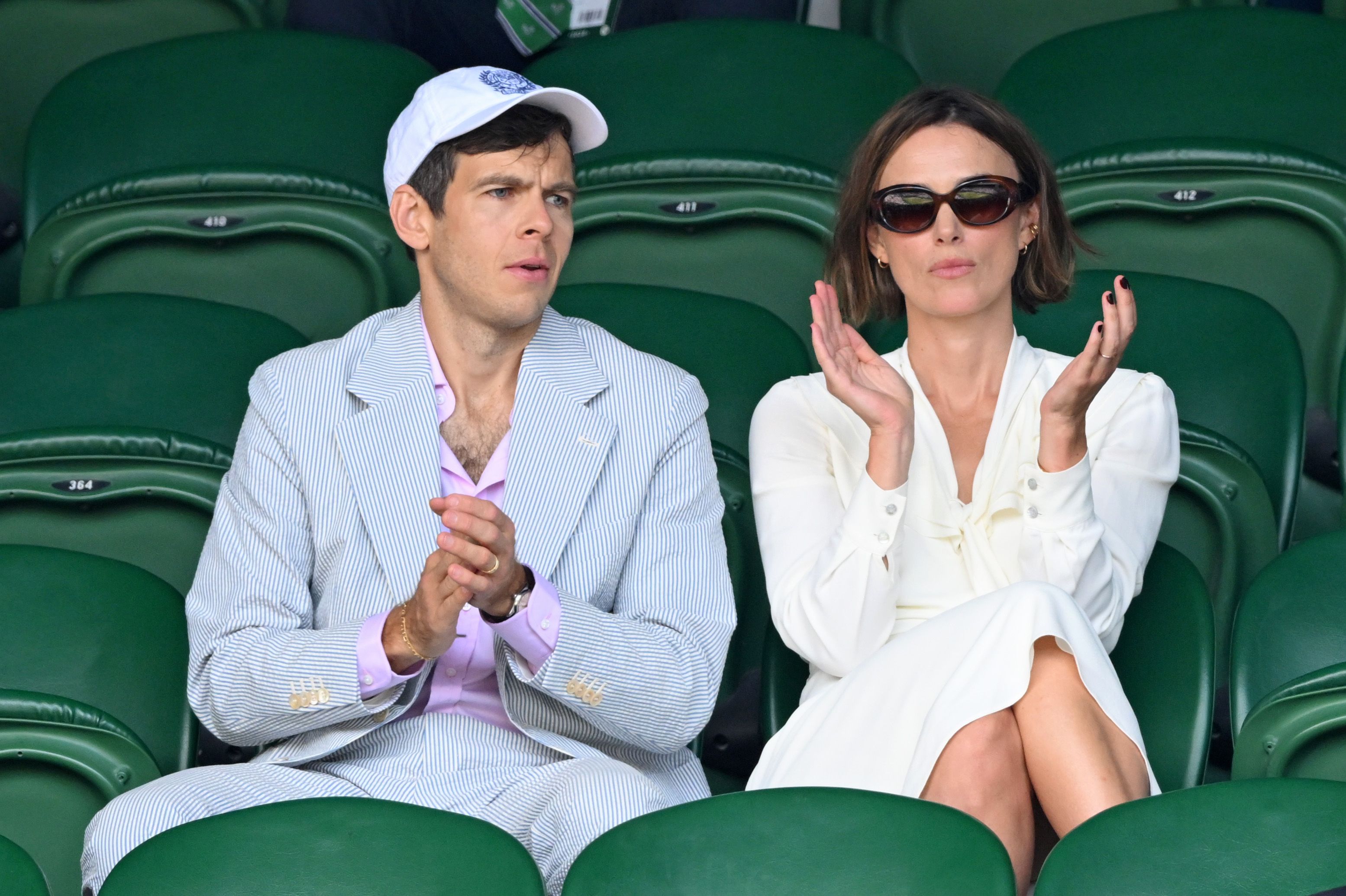 Keira Knightley confirms marriage status with husband James Righton at Wimbledon