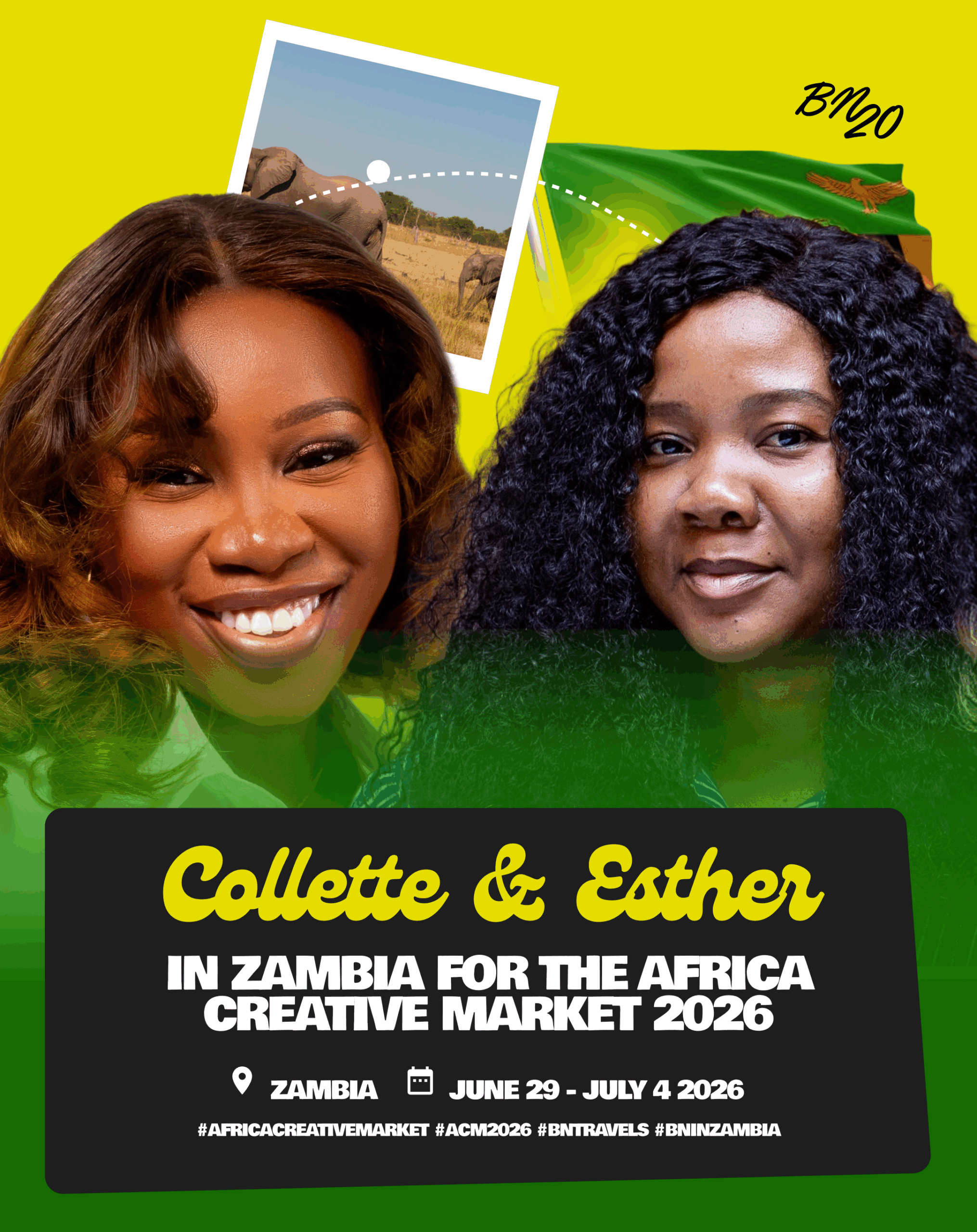 Collette & Esther Are Heading to Zambia for Africa Creative Market 2026