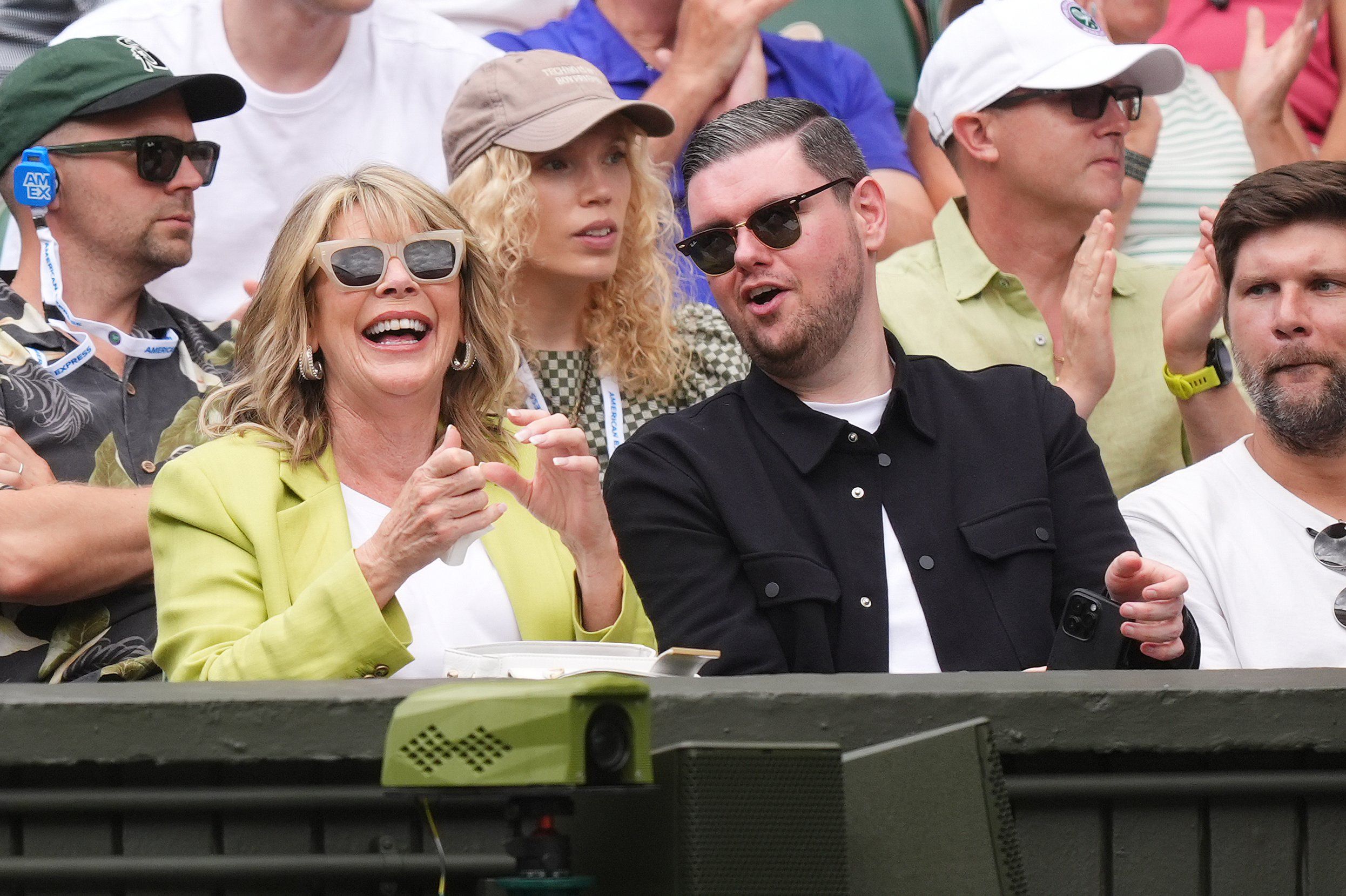 Ruth Langsford reunites with ex Eamonn Holmes' son at Wimbledon