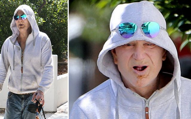 Mickey Rourke steps out dishevelled and missing teeth after facing financial trouble