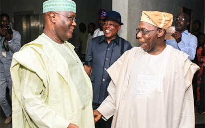 'I clothed, fed you,' Atiku fires back at Obasanjo