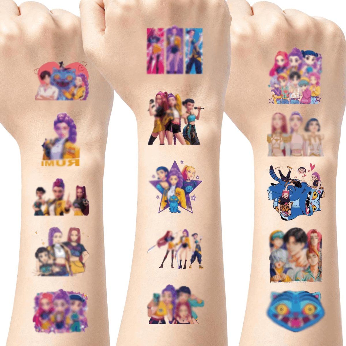 These 'KPop Demon Hunters' Temporary Tattoos Let You Rep Your Favorite Characters and Display Glow-in-the-Dark Demon Markings — News story on dripviewz