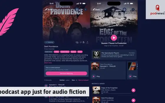 A podcast app just for audio fiction