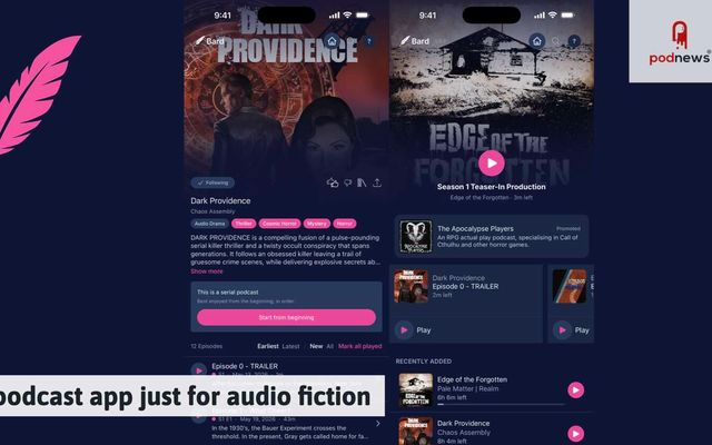 A podcast app just for audio fiction