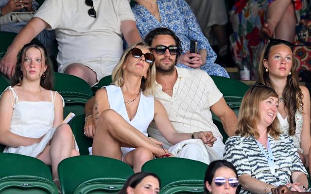 Aaron Taylor-Johnson, 36, and wife Sam, 59, silence critics with passionate kiss at Wimbledon