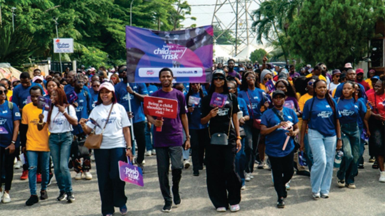 How 700+ AXA Mansard Employees Took Child Protection To The Streets — News news on dripviewz