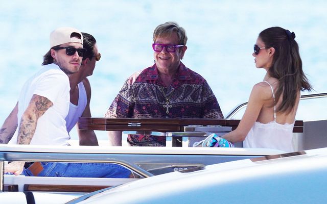 Brooklyn Beckham and Nicola Peltz holiday with family feud 'peacemaker' Elton John