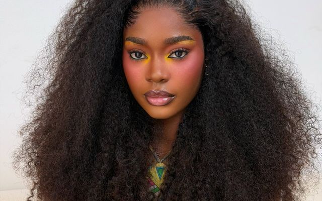 Dede Ashiogwu's Bold Sunset Glam Deserves a Spot on Your Beauty Mood Board — News story on dripviewz