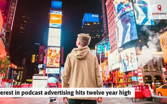 Interest in podcast advertising hits twelve year high