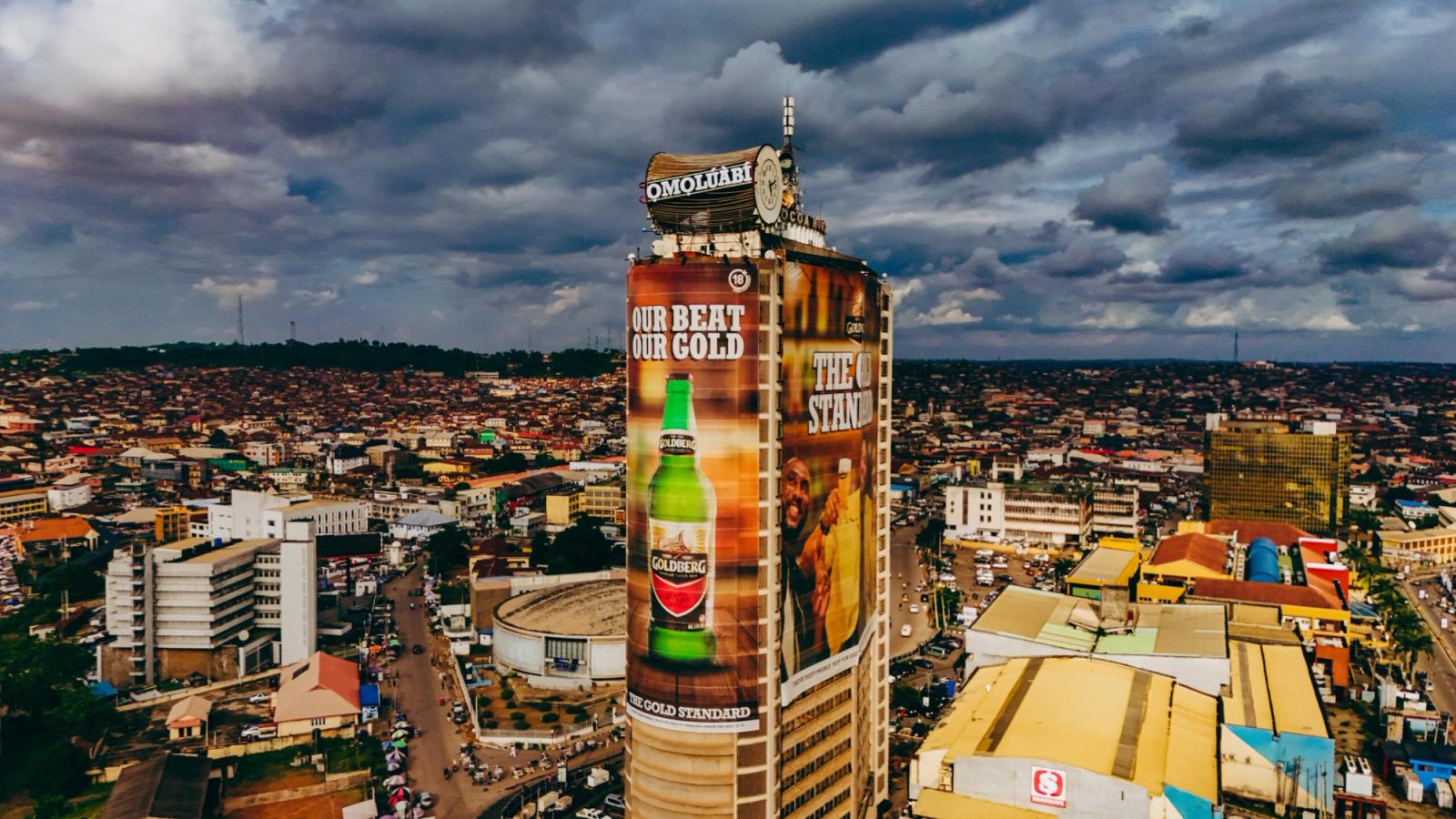 From Ibadan to the World: Goldberg Unveils Iconic Talking Drum Above Cocoa House — News news on dripviewz