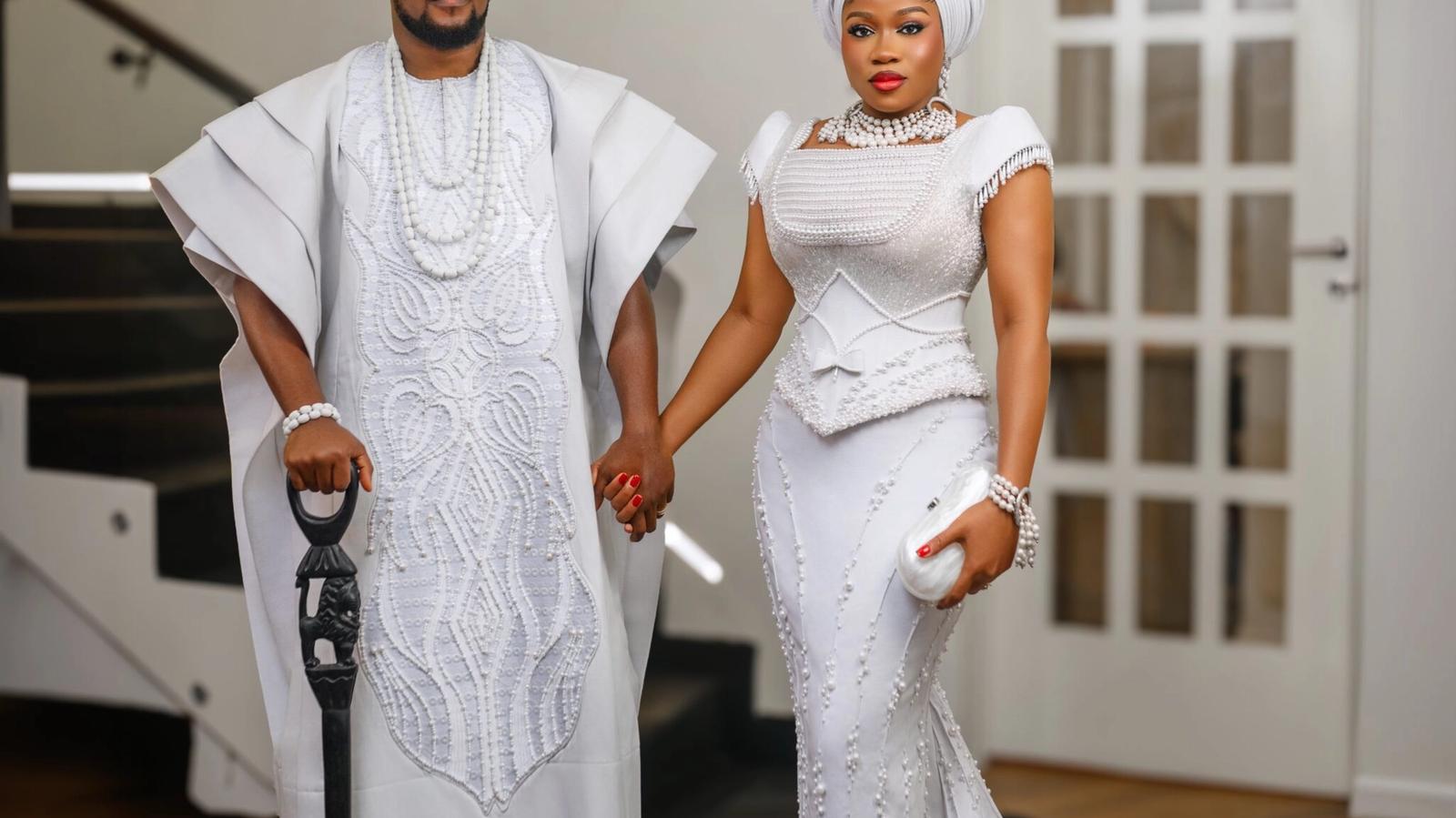 All White, All Beautiful! Veekee James & Femi Atere Celebrate Baby Eliana's Dedication in Style — News news on dripviewz
