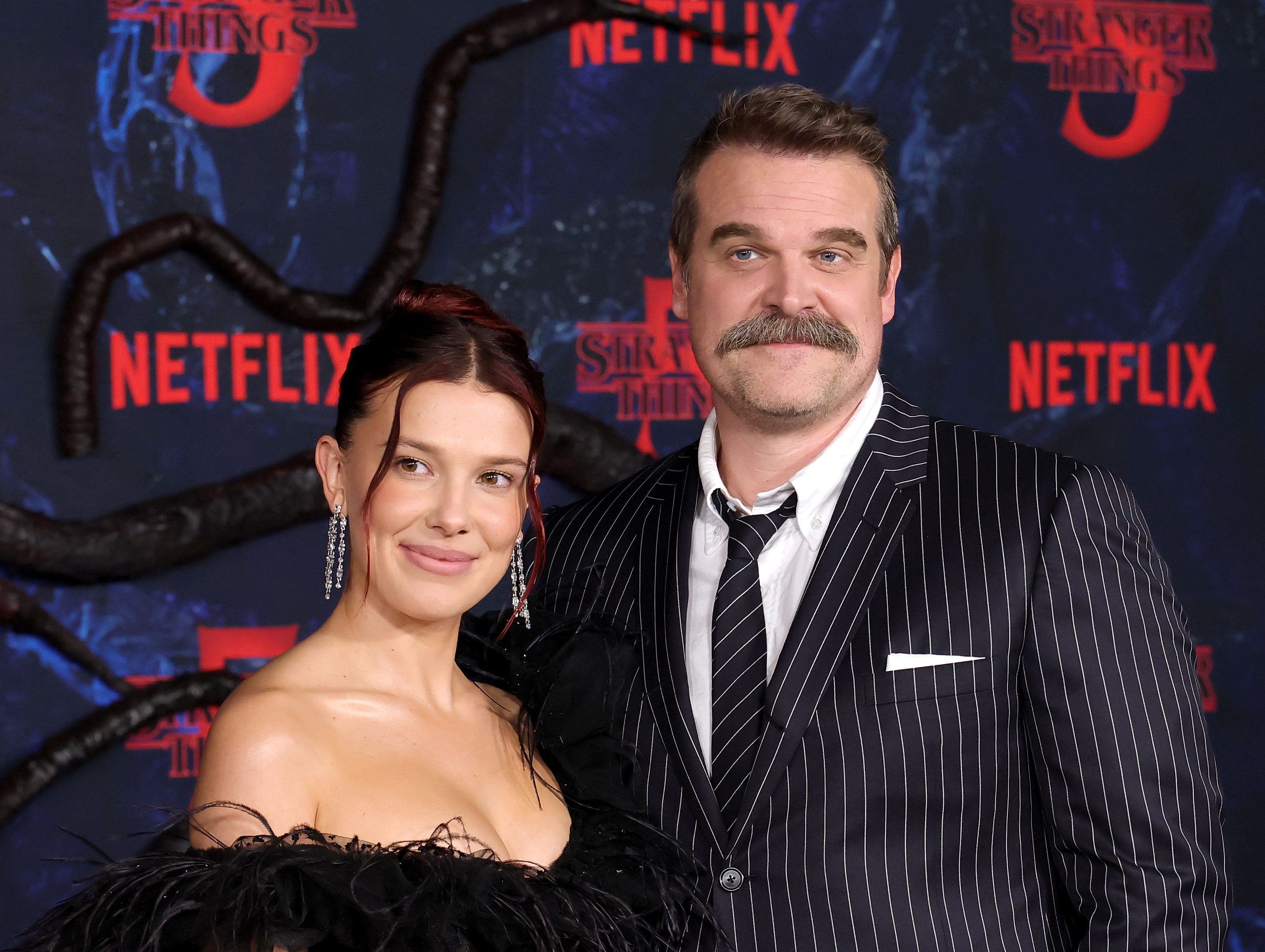 What have David Harbour and Millie Bobby Brown said about each other in the past?