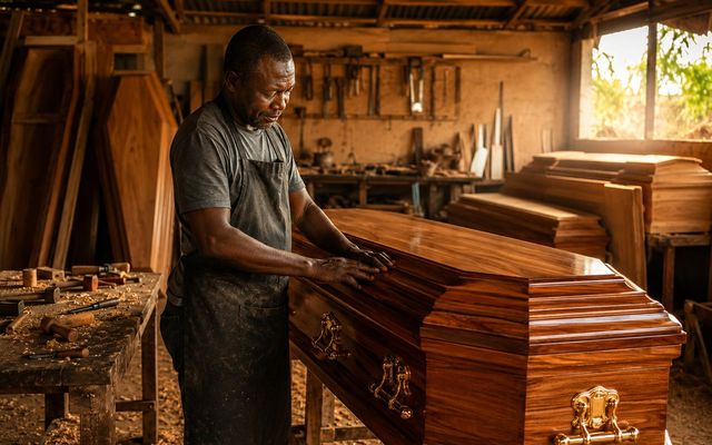 Staphanie Inakoju: What a Coffin Maker Taught Me About Life — News story on dripviewz