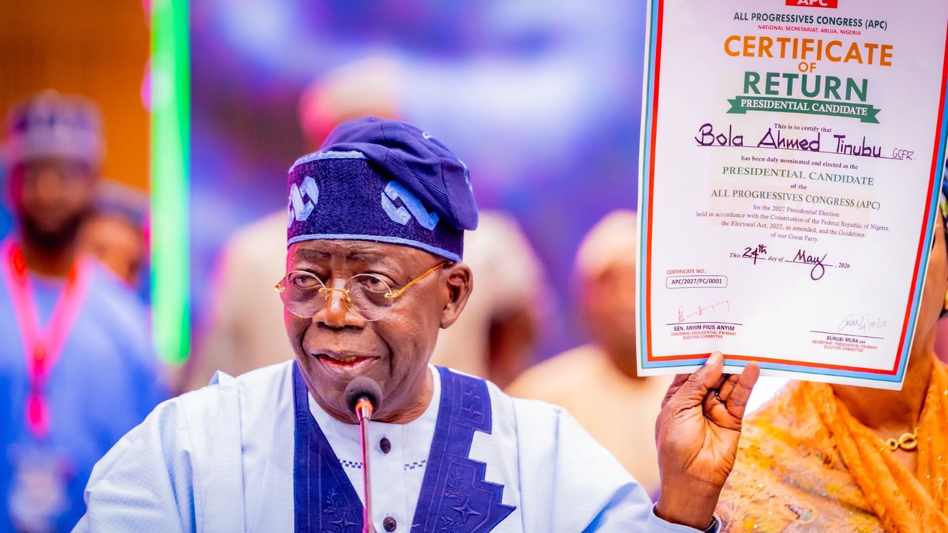 Elderly citizens back Tinubu, promise to deliver 24m votes in 2027