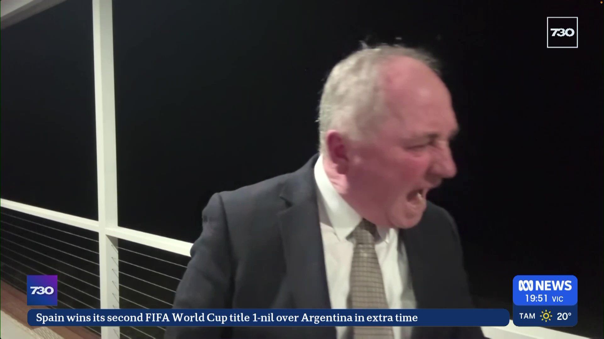 Australian politician interrupts live TV interview to scream at dog