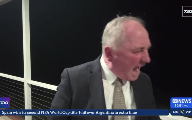 Australian politician interrupts live TV interview to scream at dog