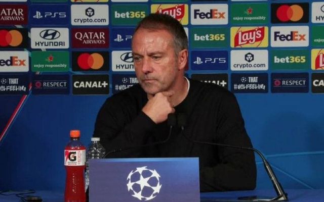 Hansi Flick reacts to Barcelona's Defeat Against PSG