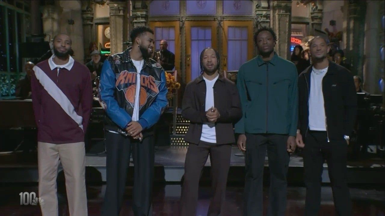 'SNL': Jalen Brunson and Knicks Teammates Chuckle Through NBA Championship Q&A Monologue — Sports story on dripviewz
