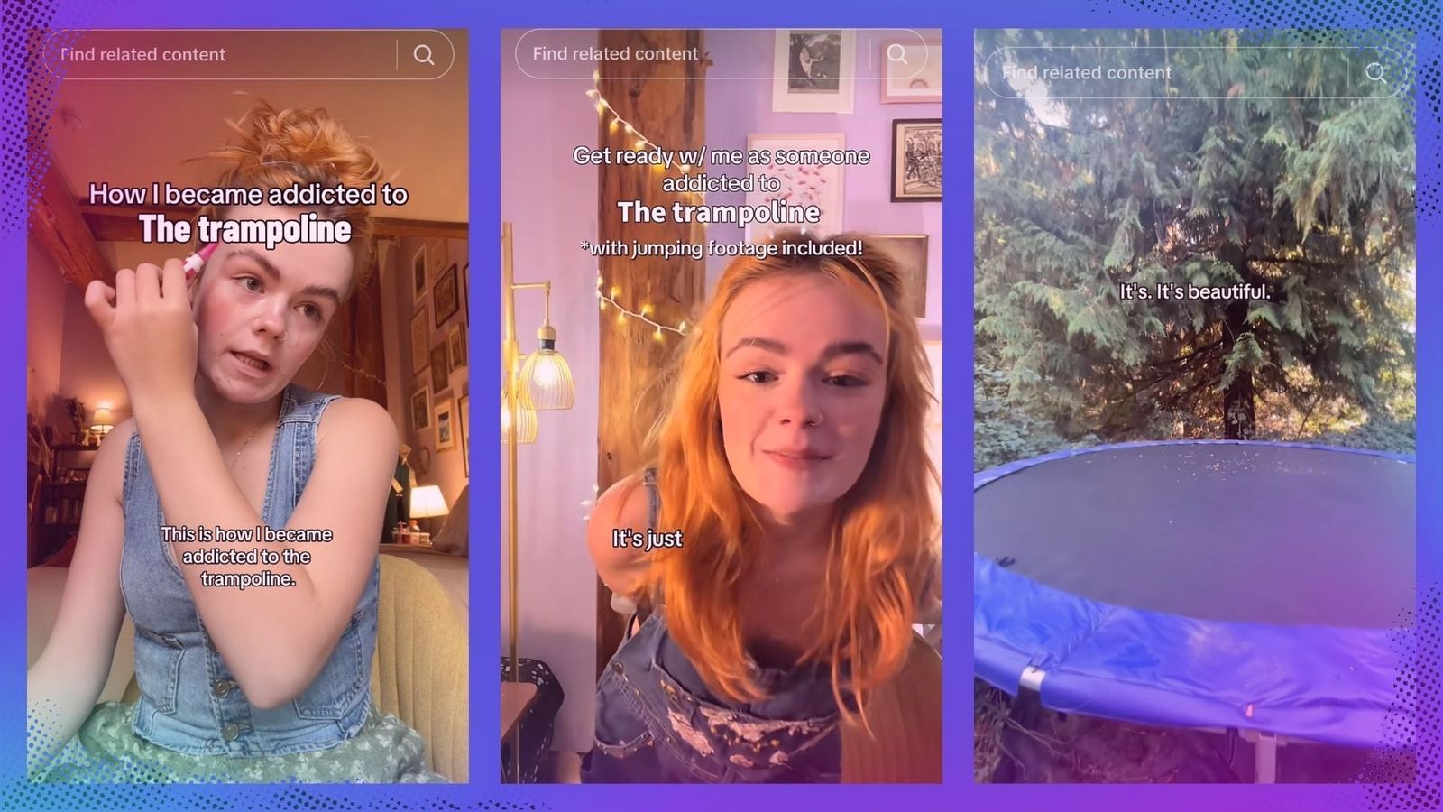 This TikTokker jumps on a trampoline every night. Has she figured out the secret to happiness? — News news on dripviewz