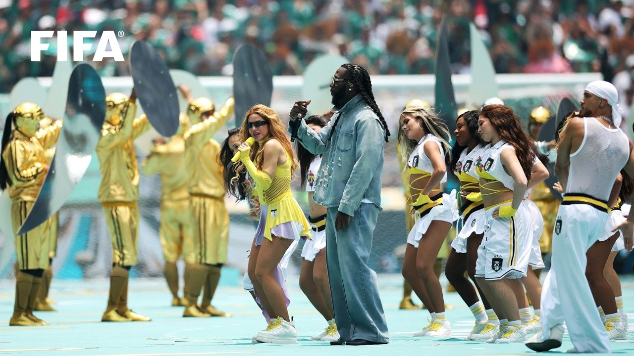 Highlights of Shakira and Burna Boy World Cup Performances — Sports news on dripviewz