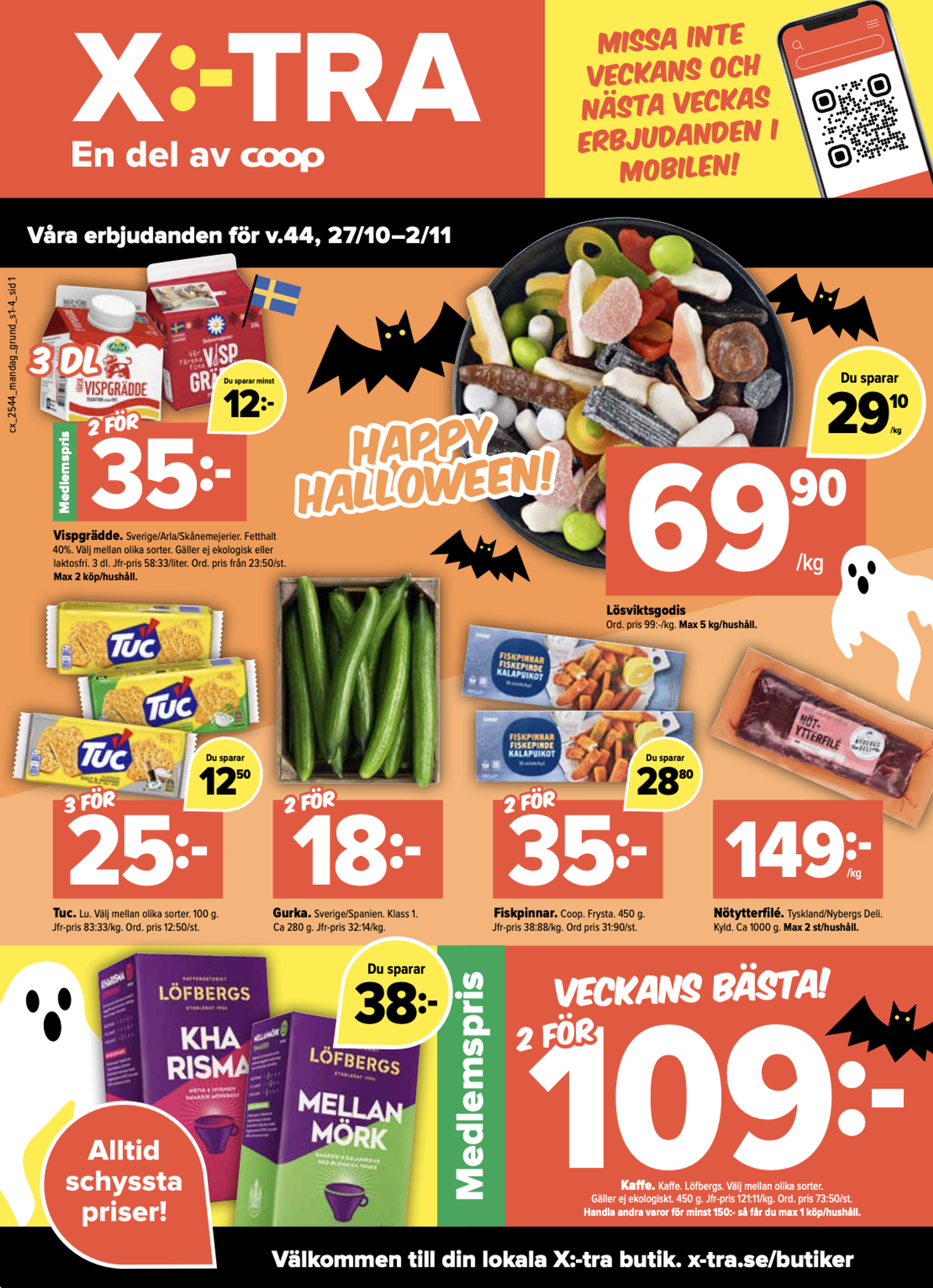Våra erbjudanden för v.44, 27/10-2/11