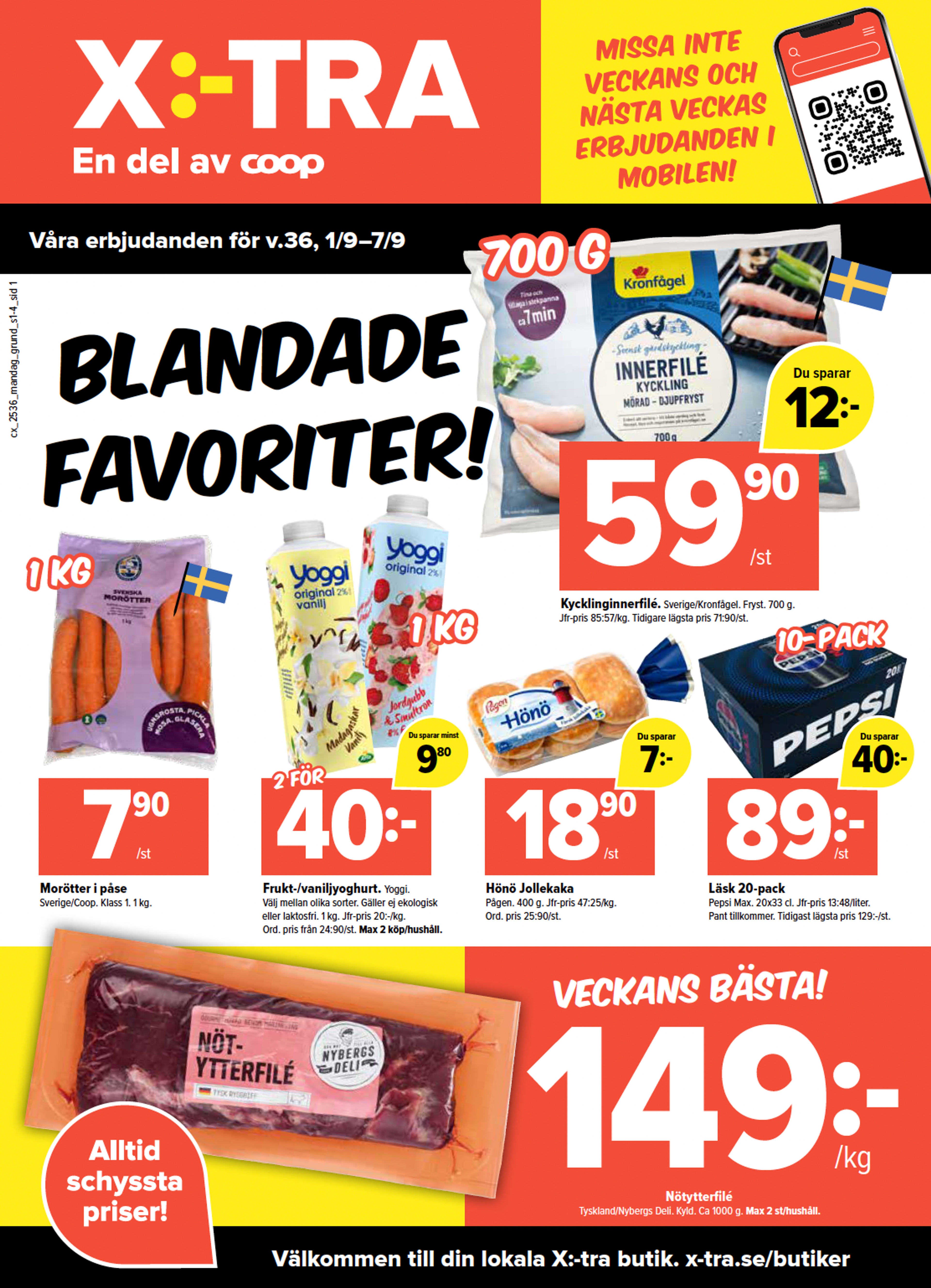 Våra erbjudanden för v.36, 1/9-7/9