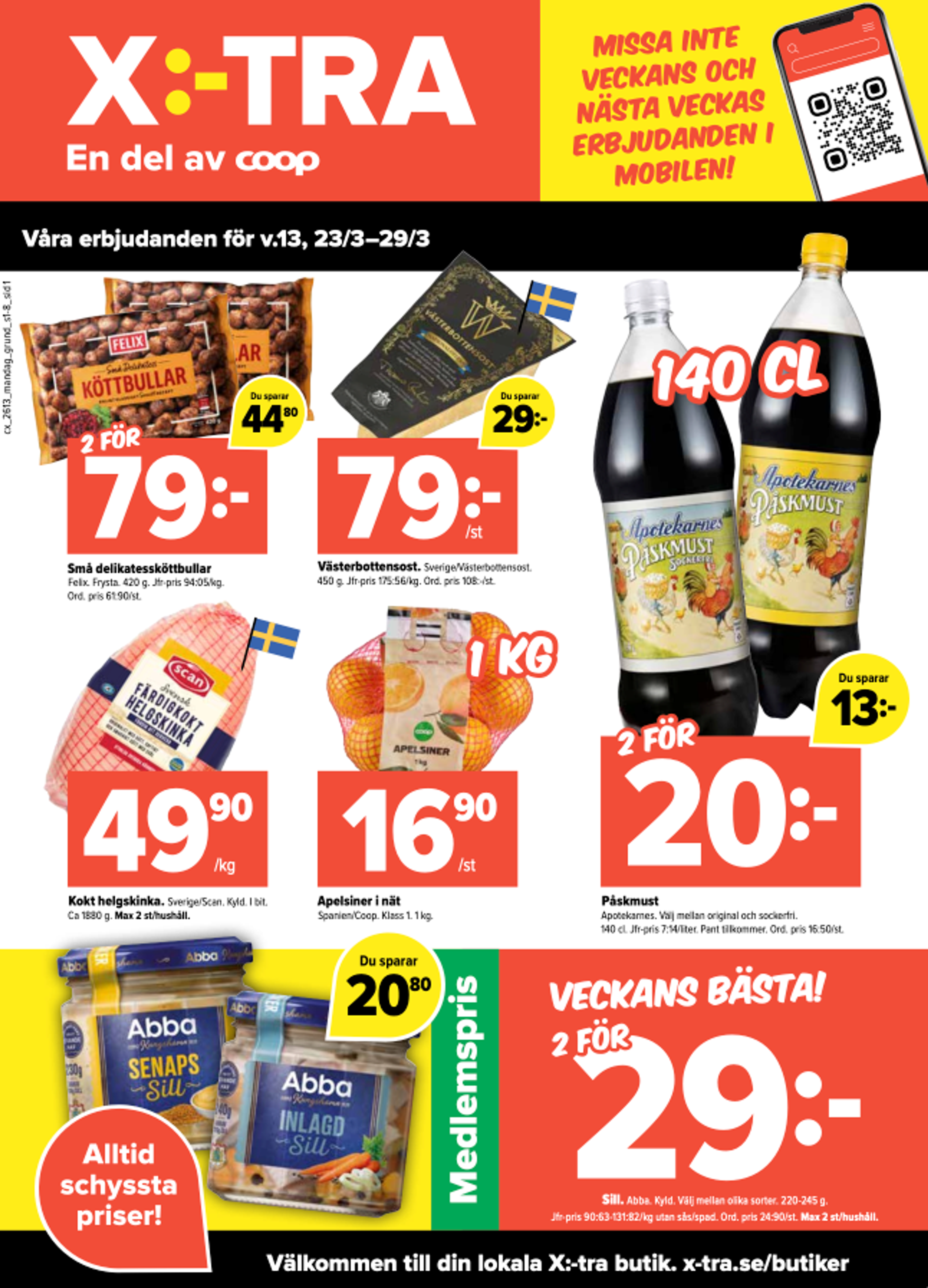 Våra erbjudanden för v.13 23/3-29/3