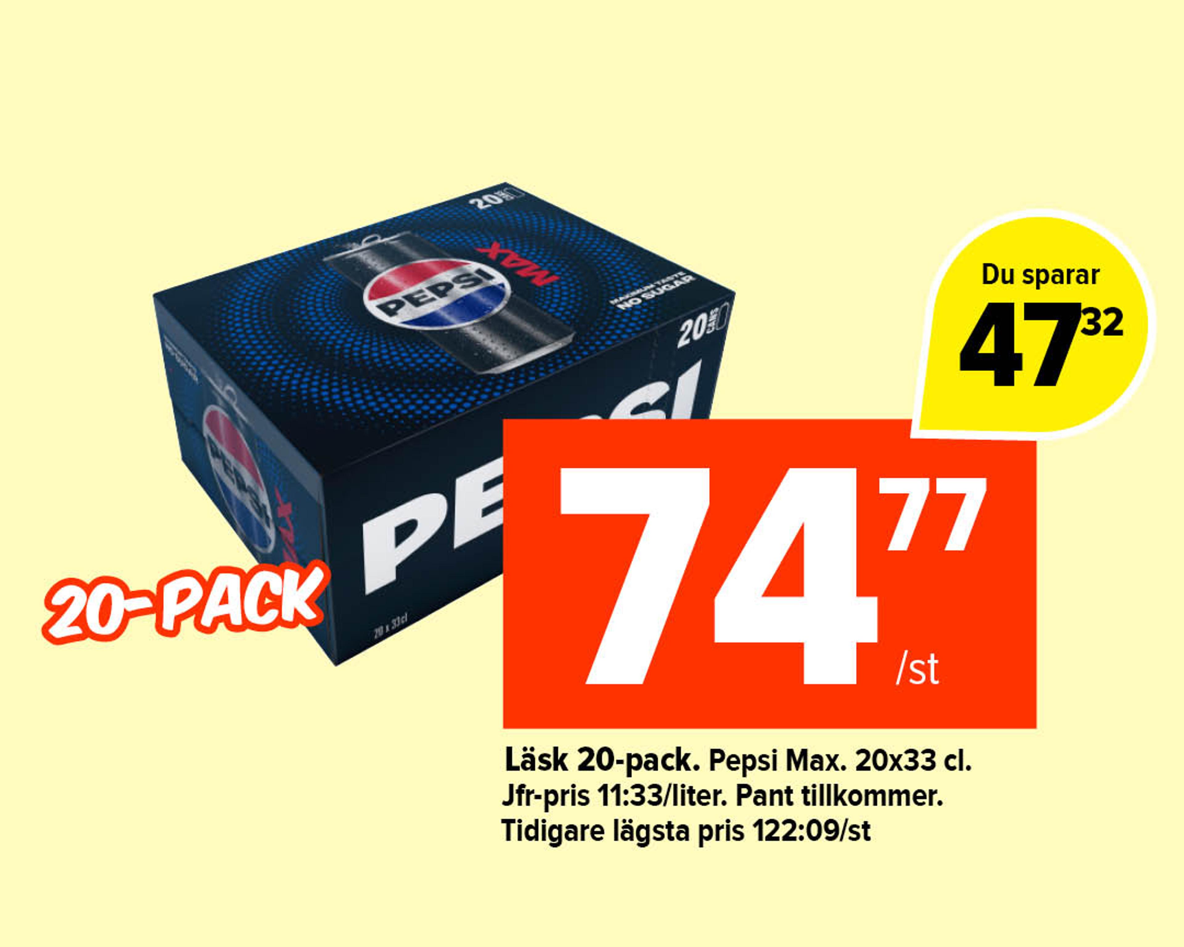 Läsk 20-pack