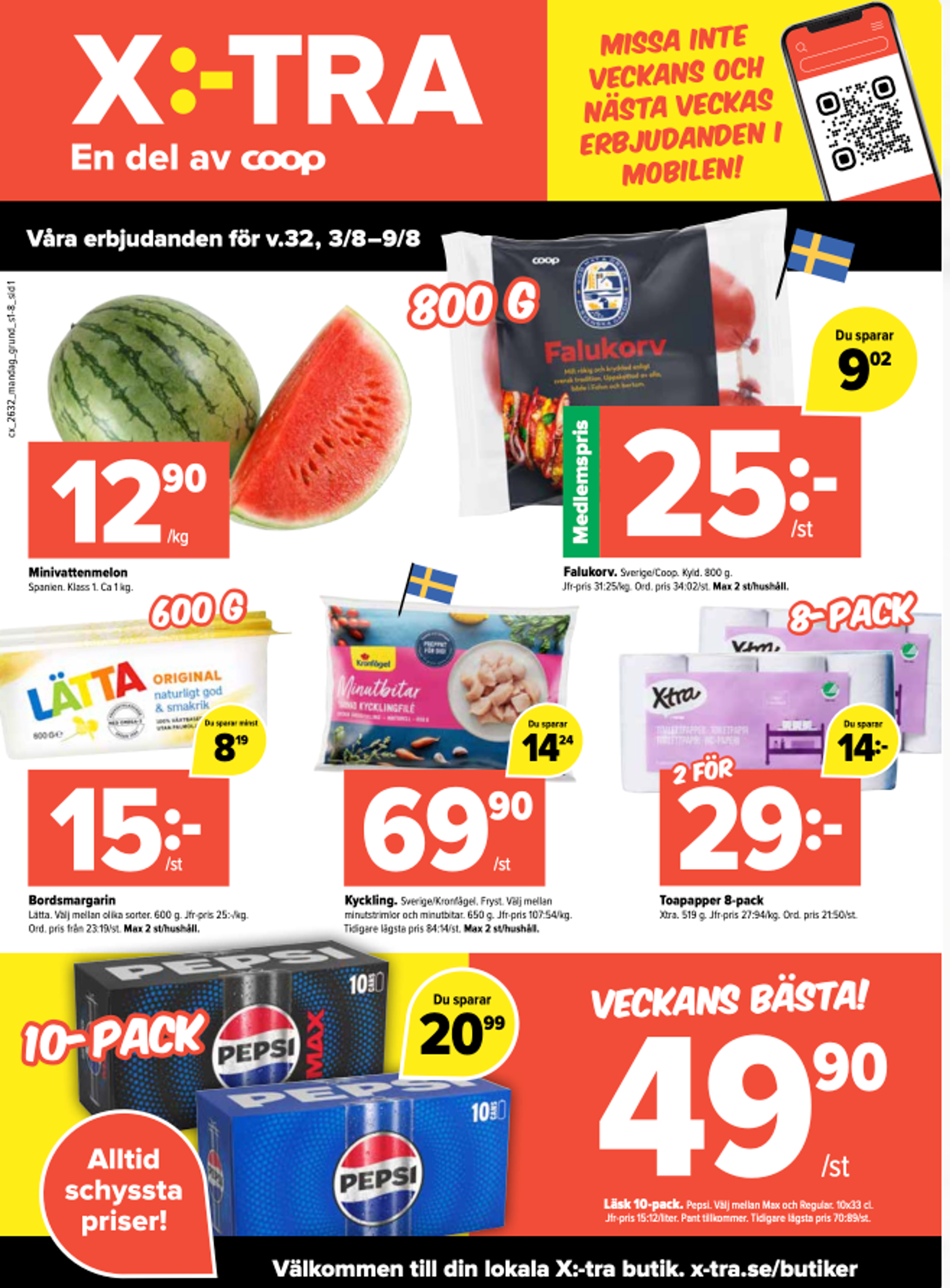 Våra erbjudanden för v.32, 3/8-9/8