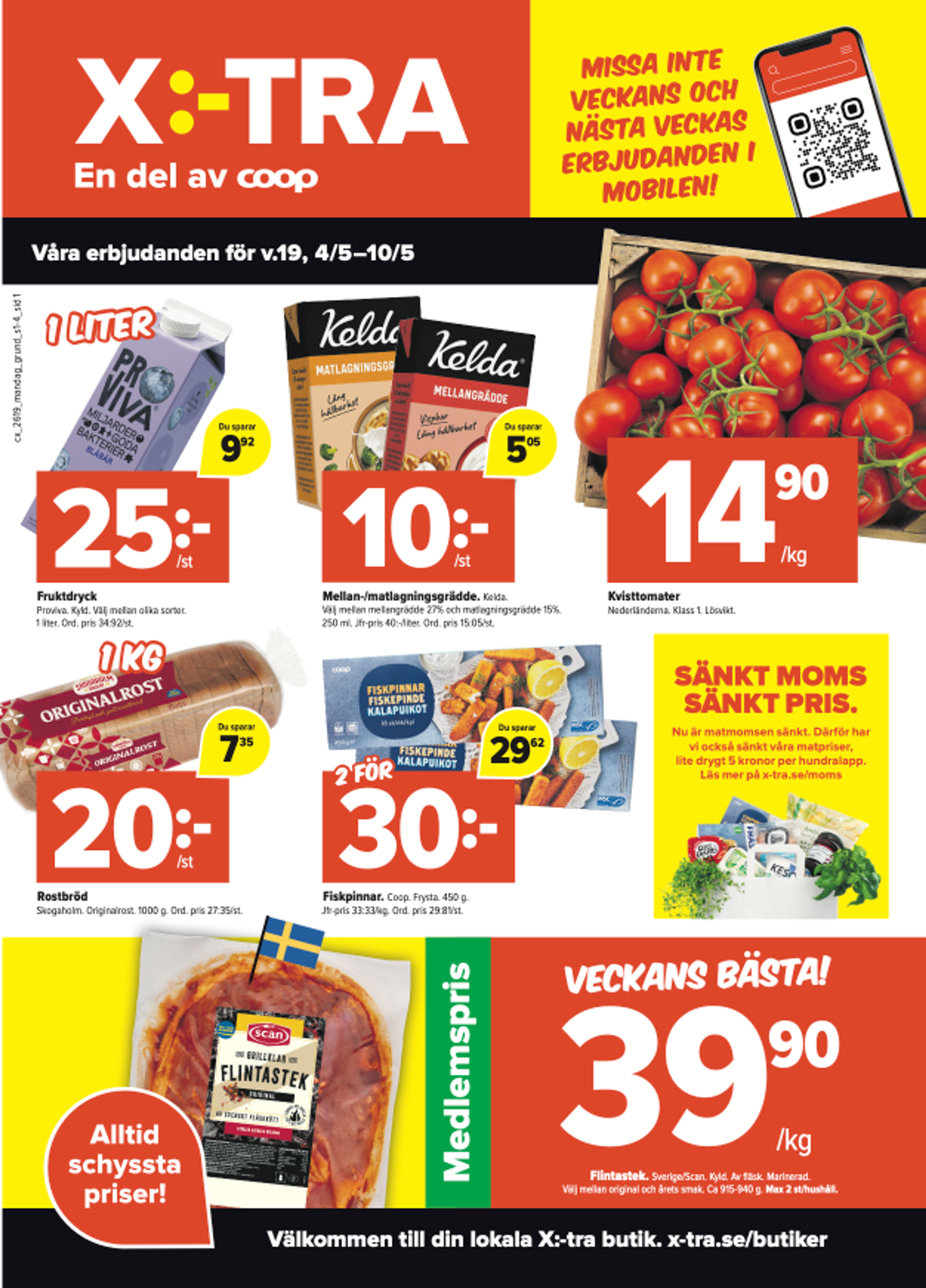 Våra erbjudanden för v.19, 4/5-10/5