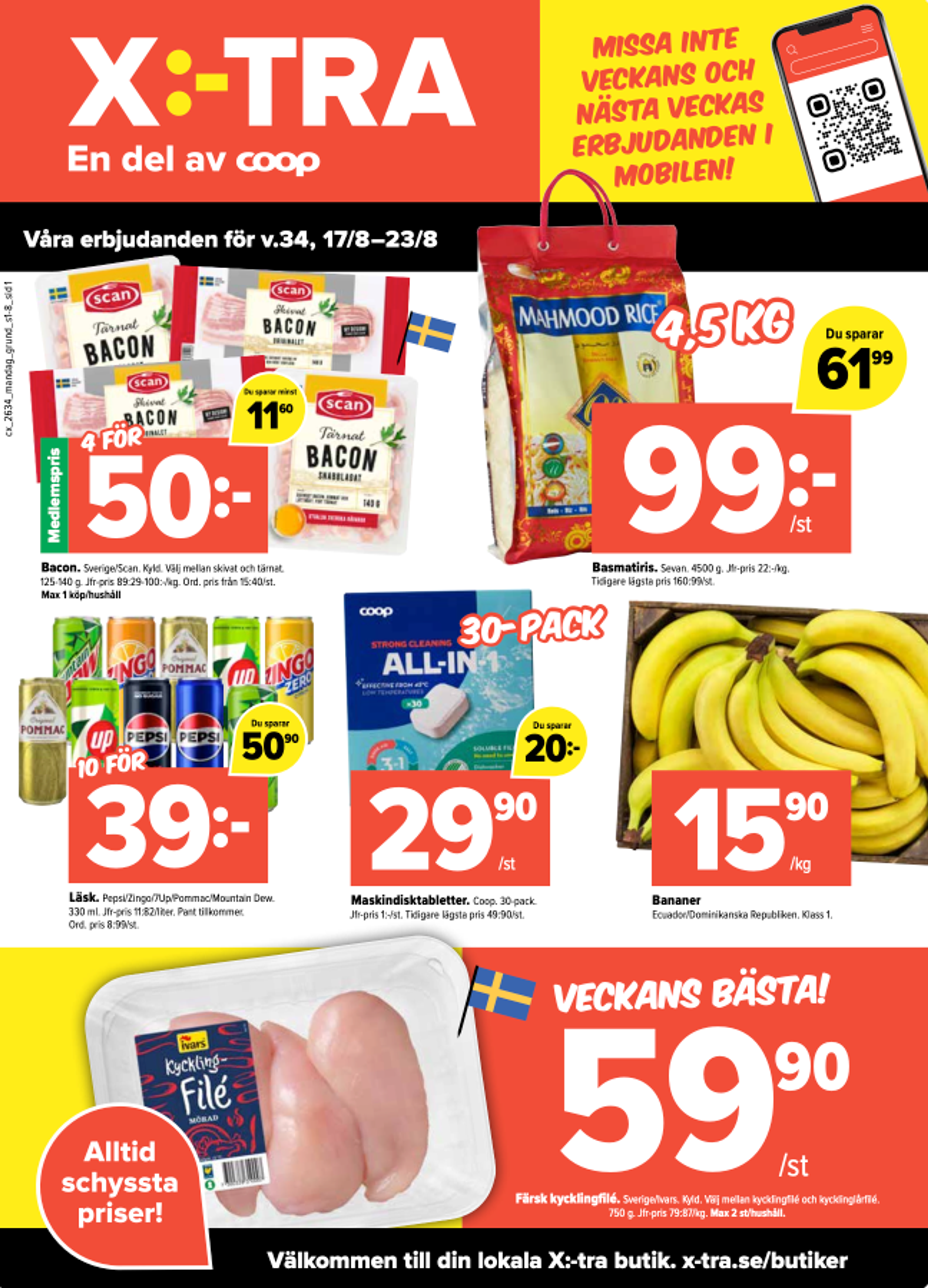 Våra erbjudanden för v.34, 17/8-23/8