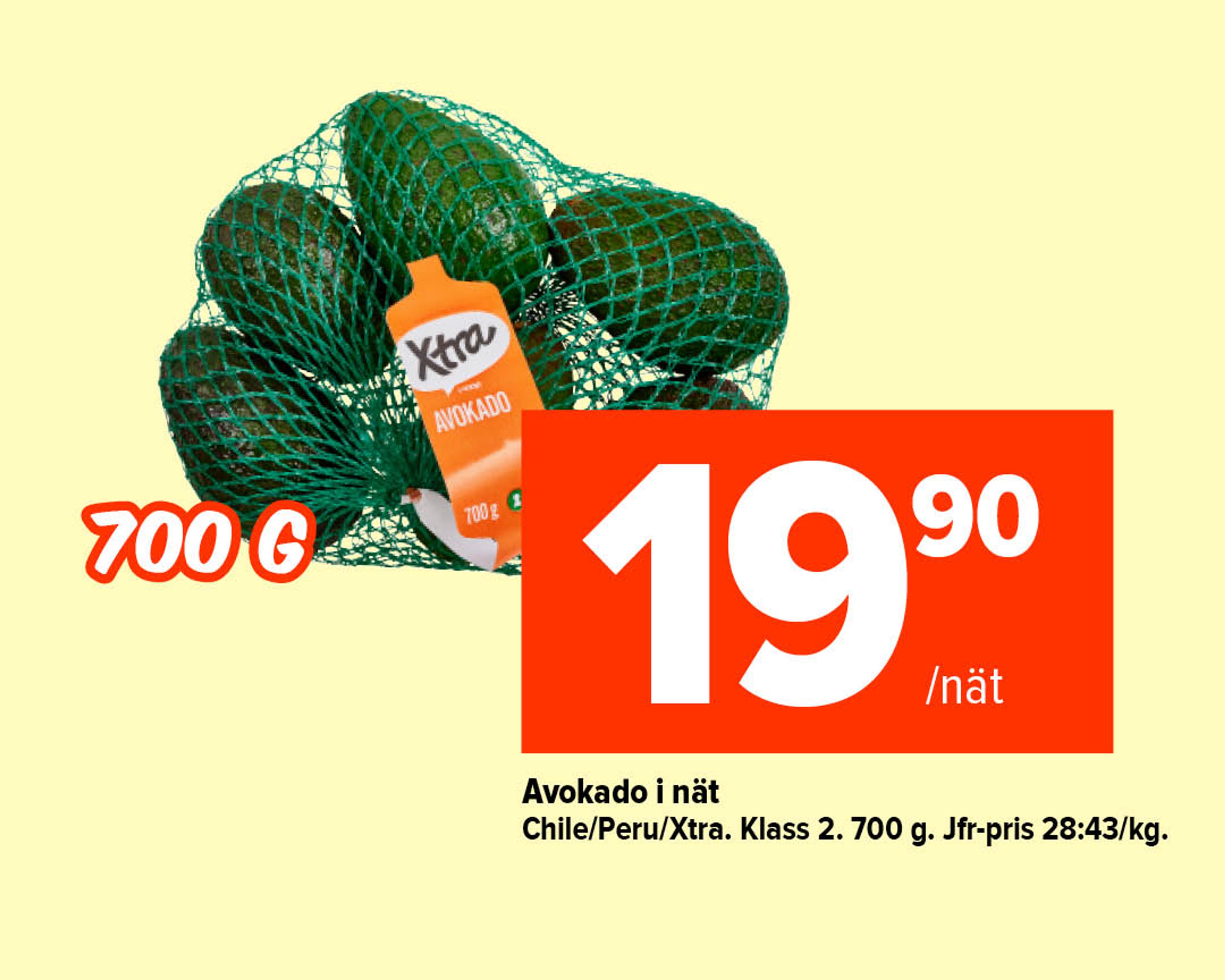 Avokado i nät